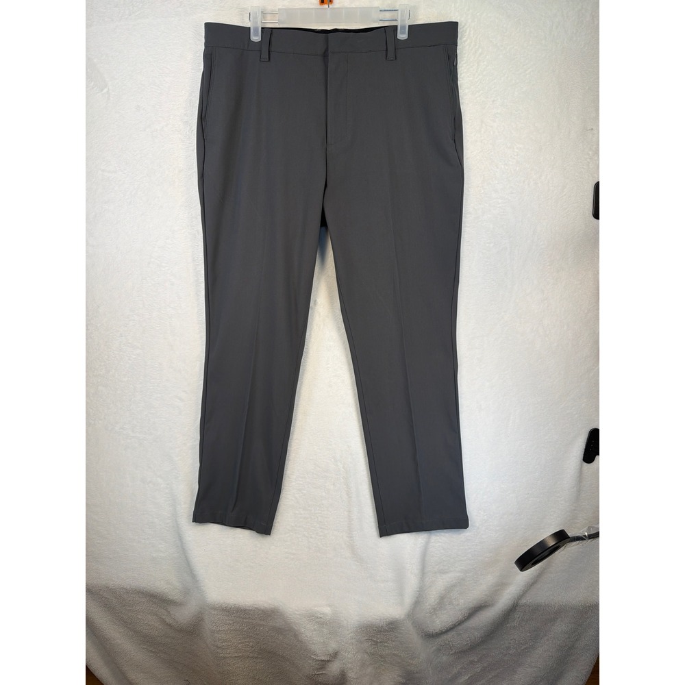 Rhone Commuter Pants Gray Mens 102252 Performance Stretch Tapered Trousers - Picture 2 of 8